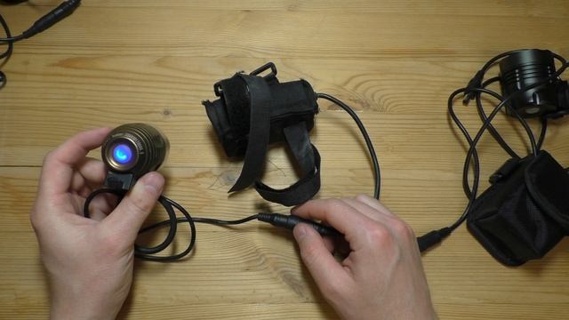 Обзор и сравнение передних велофар с отдельным аккумуляторным блоком. смотреть онлайн
