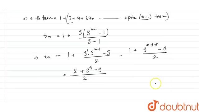 Find the sum to n terms of each of the following series : `1 + 4 + 13 + 40 +…` смотреть онлайн