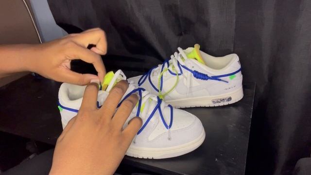 HOW TO LACE SECOND OFF-WHITE DUNK LACE (BEST WAY)