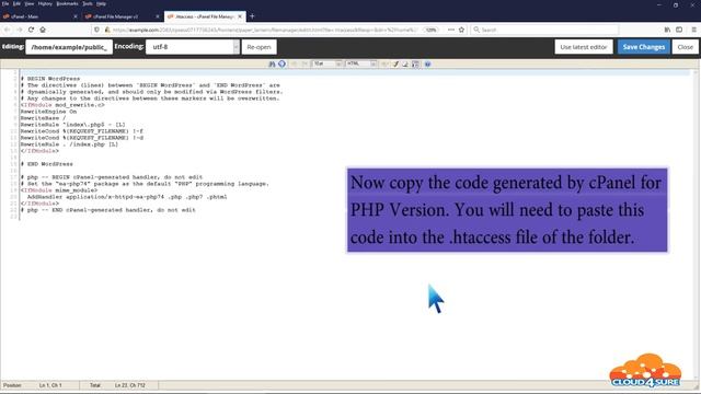 How to Set the PHP Version per Folder with Cloud 4 Sure смотреть онлайн