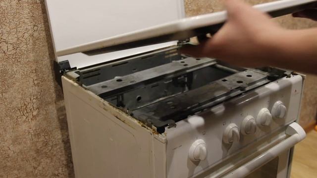 Как открыть разобрать стол крышку газовой плиты Дарина смотреть онлайн