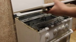 Как открыть разобрать стол крышку газовой плиты Дарина