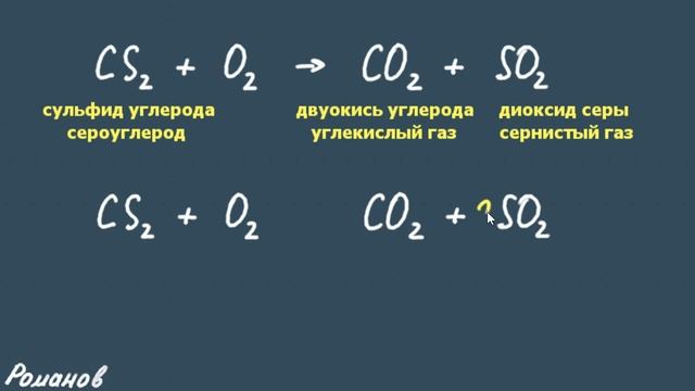 Химические уравнения 8 класс - как расставить коэффициенты ? смотреть онлайн