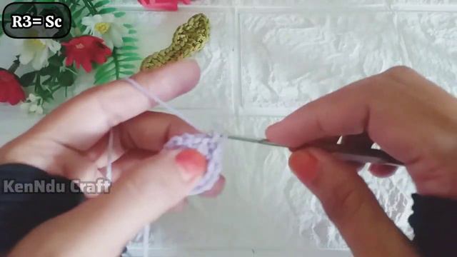 Tulip Keychain Crochet | Gantungan kunci rajut Bunga Tulip смотреть онлайн