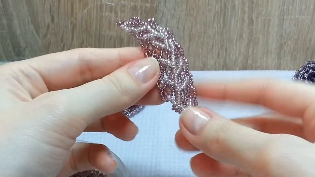 Necklace/Beaded Necklace/DIY Necklace/Beaded/Колье из бисера Розы/beaded Rose Necklace 3