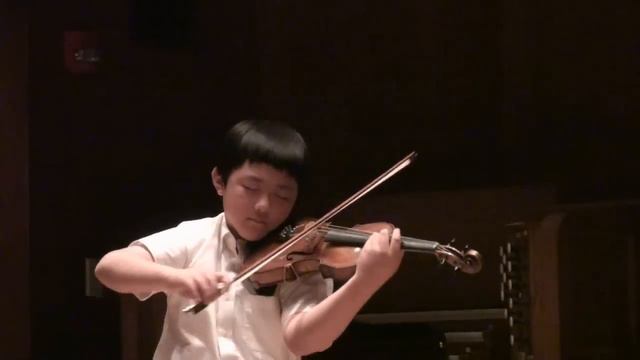 Bruch Concerto In G Minor Opus 26--Performed By Quinn Tai