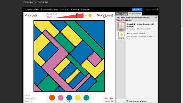 Four Color Theorem Coloring Puzzle Game смотреть онлайн