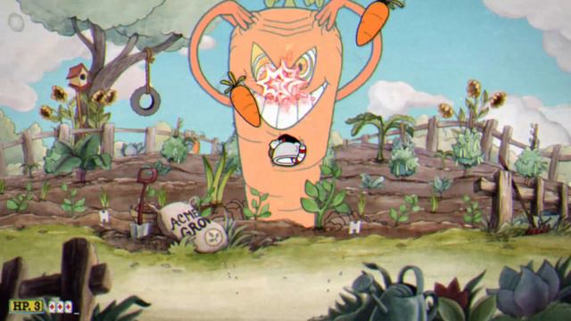 Cuphead Овощебанда в эпизоде "Цветы жизни". Оценка S смотреть онлайн
