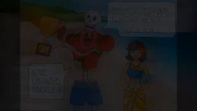 Frisk X Papyrus Comic Undertale Español - Algun Lugar en la Playa смотреть онлайн
