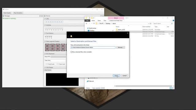 Running the fake_fpga demo смотреть онлайн