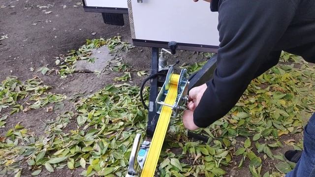 Лебёдка для прицепа (домика на колесах) смотреть онлайн