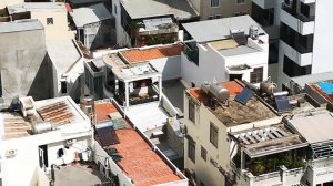 Вид из окна отеля Бонжур 15 этаж Нячанг