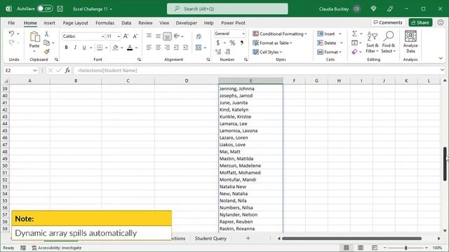 [Solution] GoSkills Excel Challenge 11 - November 2021: Create an Interactive Worksheet смотреть онлайн