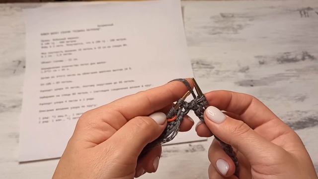 Мастер класс: красивая и простая универсальная шапка спицами резинкой "Патронаш". смотреть онлайн