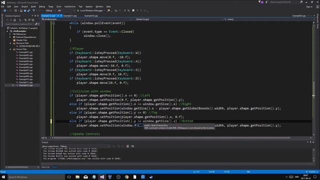 SFML C++ Tutorial 12 (PART 2/4) | 2D Space shooter game using Sprites, Textures and UI with Text смотреть онлайн