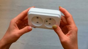 Розетка двойная Bylectrica Пралеска, открытой установки, 16А, 250В, белая. РА16-260.