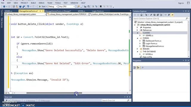C# Project Tutorial - Create a Library Management System Using C# And MySQL - [ Part 5 ] смотреть онлайн