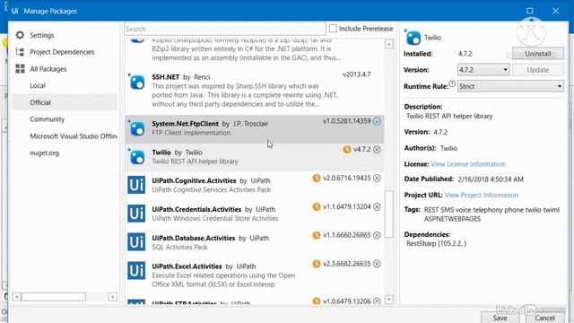 UiPath - Community Edition Installation (Windows) смотреть онлайн
