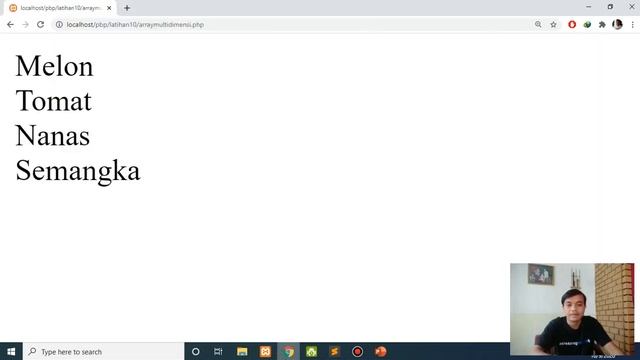 PBP - 06. Array Asosiatif dengan PHP смотреть онлайн