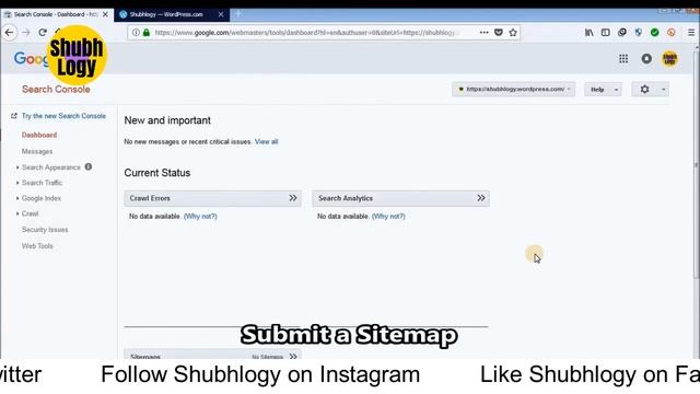 how to submit wordpress website And sitemap into Google Search Console Explain in Hindi смотреть онлайн