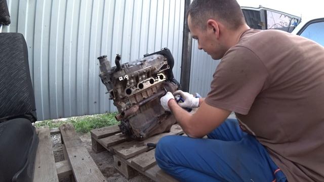 Отметили День Рождения Коляна 08.08.2021 г.? - Подразобрали двигатель ВАЗ 21124 (1.6, 16v). смотреть онлайн