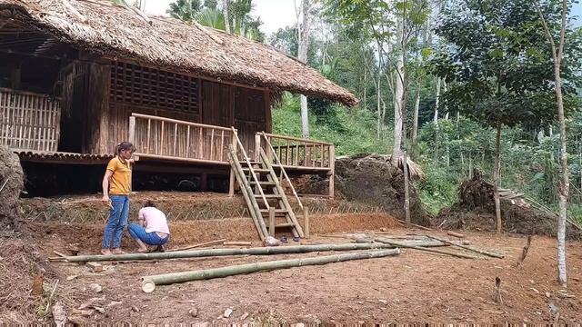 Full video 260 Day of farm building, building life, farm life, daily life in the farm forest смотреть онлайн