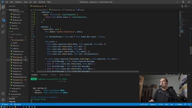 Библиотека компонентов №8 Переход с Vue2 на Vue3, с JS на TS смотреть онлайн