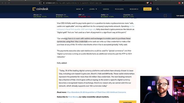 Is #Visa REALLY getting into crypto? What this could mean for the FUTURE of #cryptocurrency! смотреть онлайн