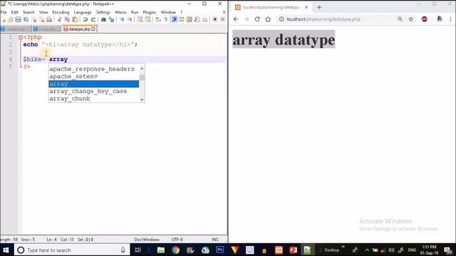 Array data types concept in hindi смотреть онлайн