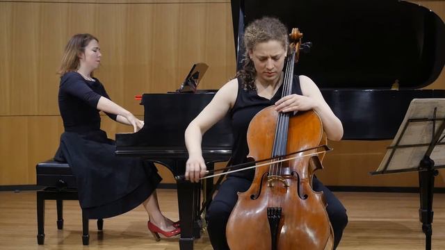 Sara Cortinas Brahms Cello Sonata Op. 99 Allegro vivace смотреть онлайн
