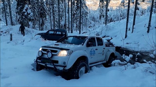 Toyota Arctic Trucks In Snow