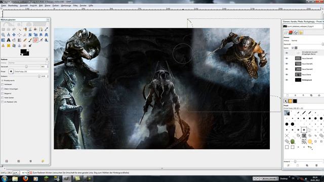 Skyrim Wallpaper Speedart #01 [Full-HD] смотреть онлайн