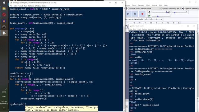 Python - Linear Predictive Coding for Pitch Shifting without Formant Shift смотреть онлайн