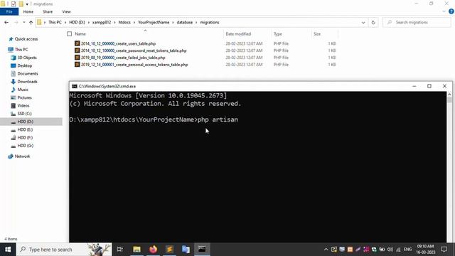 How to create Laravel Migration Using Command Laravel | Laravel Controller PHP artisan смотреть онлайн