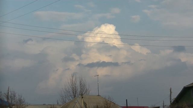 Первые грозы и развитие кучевого-дождевого облако 8 апреля 2021 смотреть онлайн