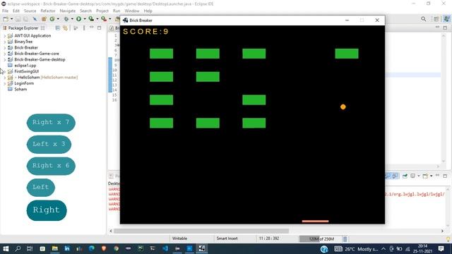 LIBGDX Brick Breaker смотреть онлайн