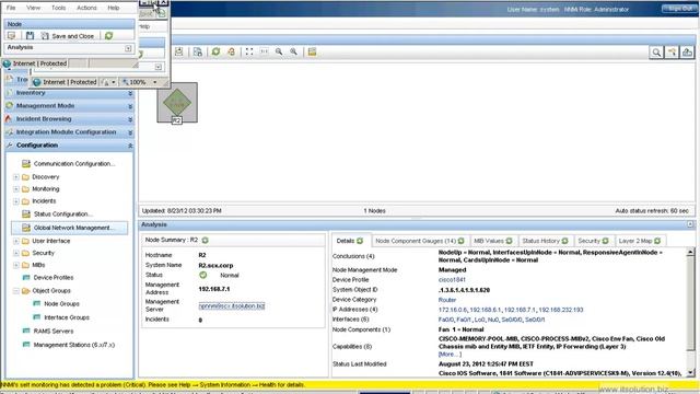Create topology map based on Global HP NNMi 9.2 configuration смотреть онлайн