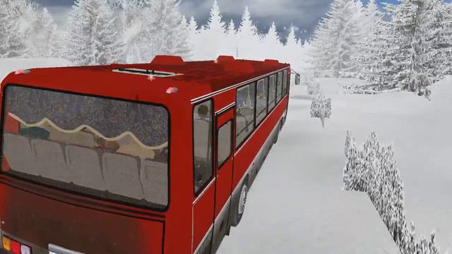 OMSI 2 СЛОМАЛ ИКАРУС 250 В ЛЮТЫЙ СНЕГ И МОРОЗ смотреть онлайн