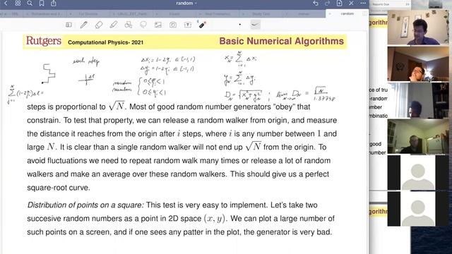 Computational Physics in Python, Rutgers University, 2021, lecture 16 смотреть онлайн