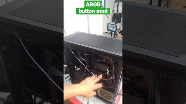 RGB button mod for pc case ..quick and easy using dupont connectors|16mm reset button| green led смотреть онлайн