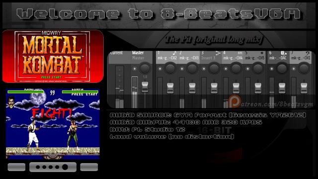 Mortal Kombat (Sega Genesis) [OST] - The Pit (Reconstructed) [8-BeatsVGM] смотреть онлайн
