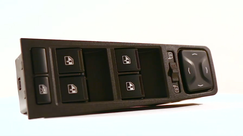 Блок переключателей в двери водителя LADA Vesta (4 переключателя, регулировка зеркал) смотреть онлайн