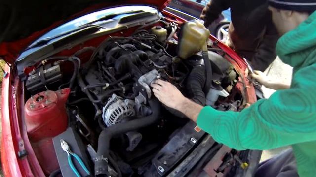 DIY: 2006 (2005-2009) Ford Mustang Radiator Replacement смотреть онлайн