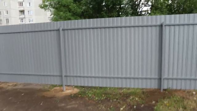 Забор из профнастила в Твери смотреть онлайн