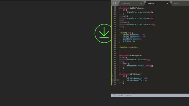 Creative SVG Downloading Animation using a HTML / CSS /JQuery and FIGMA смотреть онлайн