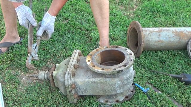 РАЗБОР ОГРОМНОЙ БРОНЗОВОЙ ЗАДВИЖКИ!! смотреть онлайн