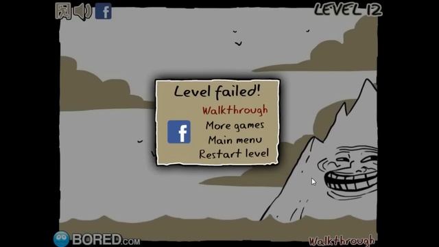 Troll Face Quest Walkthrough Number 2! Online Game смотреть онлайн