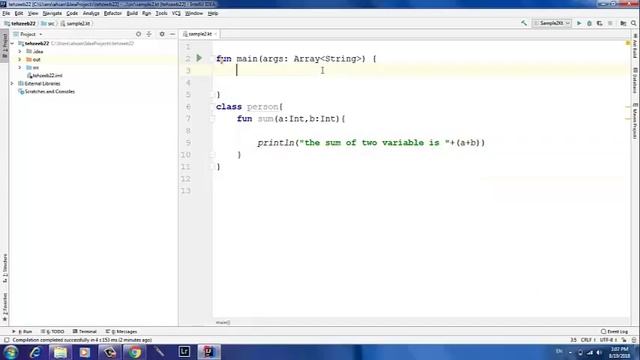 kotlin complete tutorial in urdu+hindi(calling of function through class ) lecture 5 смотреть онлайн