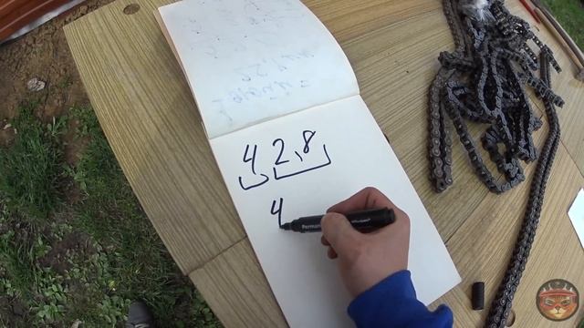 Новая цепь за 290 рублей Импортозамещение 428 и 520 цепи для мотоцикла смотреть онлайн