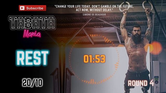 TABATA Song W/ Timer - 4 Min Workout - Feat NEFFEX - TABATAMANIA
